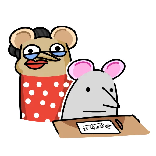 🧐 Эмодзи «Крысюк, к доске!» для Telegram