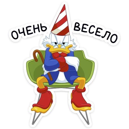 😡 Стикер «Скрудж МакДак» для Telegram