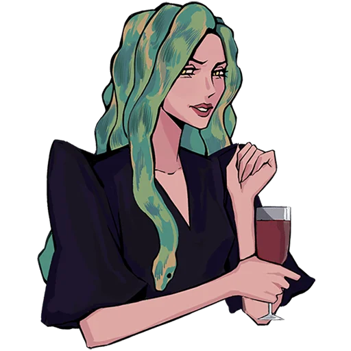 🍷 Стикер «Сцилла Без Текста» для Telegram