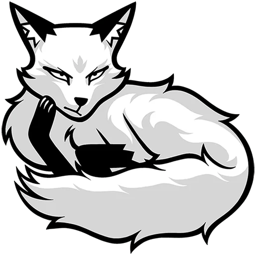 🤨 Стикер «Хищный Лис Без Текста» для Telegram