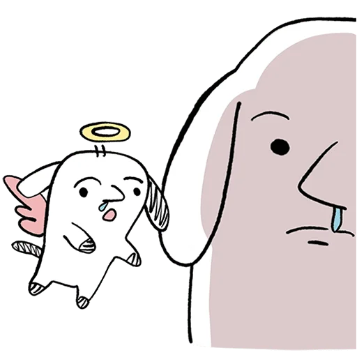 😇 Стикер «Пчих Без Текста» для Telegram