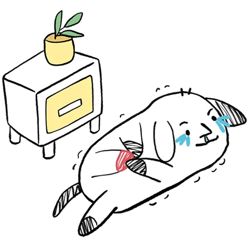 😭 Стикер «Пчих Без Текста» для Telegram