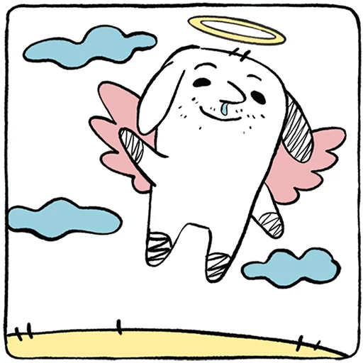 😇 Стикер «Пчих Без Текста» для Telegram