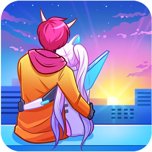 🫂 Стикер «Сонна и Рюдзи Без Текста» для Telegram