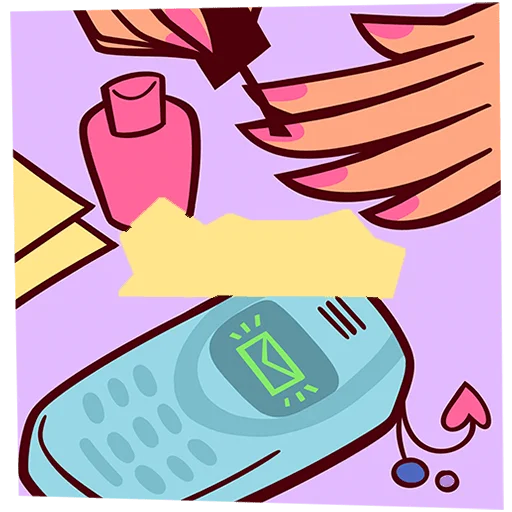 💅 Стикер «Крошка Стейси Без Текста» для Telegram
