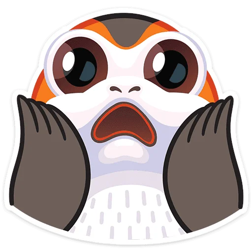 😱 Стикер «Порги» для Telegram