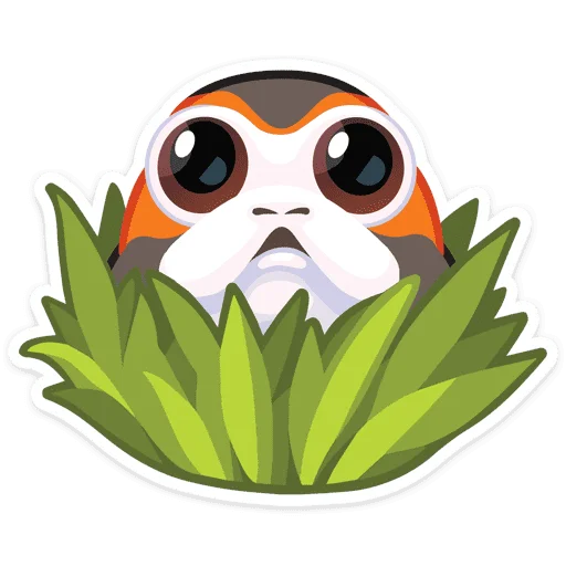 😧 Стикер «Порги» для Telegram
