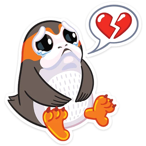 💔 Стикер «Порги» для Telegram