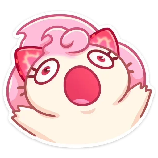 😱 Стикер «Клубничка Душечка» для Telegram