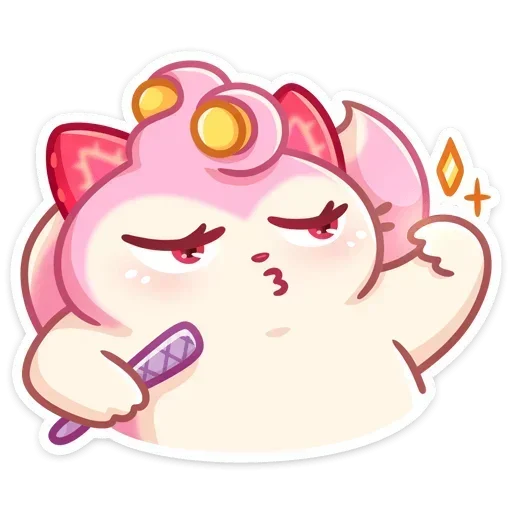 💅 Стикер «Клубничка Душечка» для Telegram