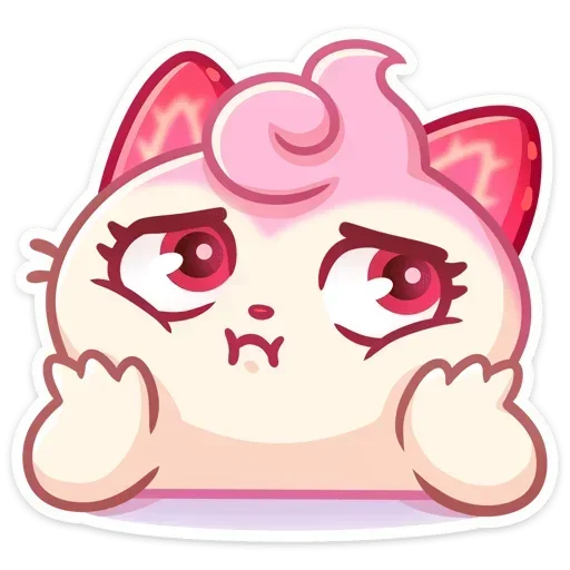 ☹️ Стикер «Клубничка Душечка» для Telegram