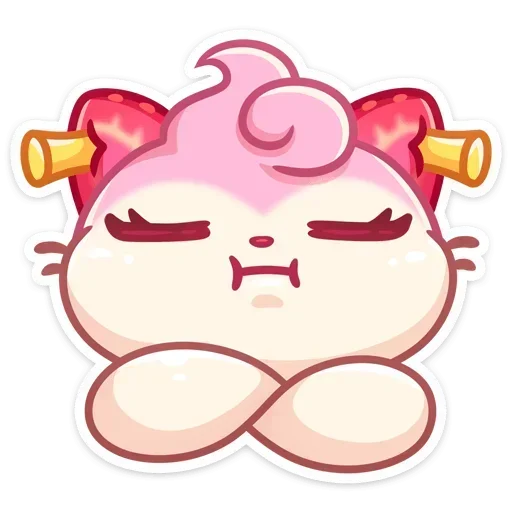😐 Стикер «Клубничка Душечка» для Telegram