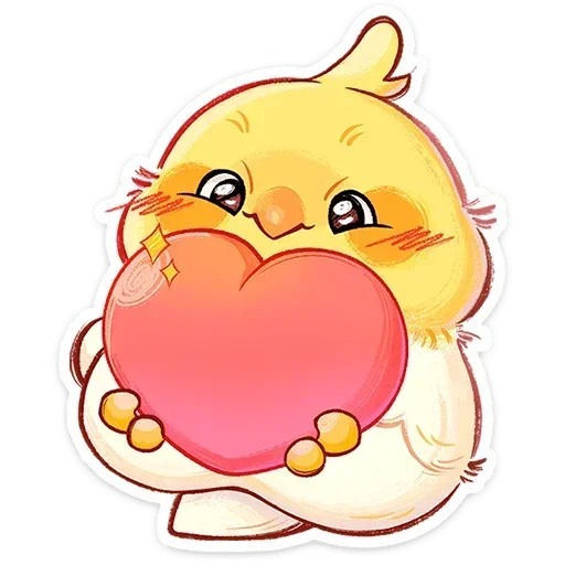 ❤️ Стикер «Лучик» для Telegram