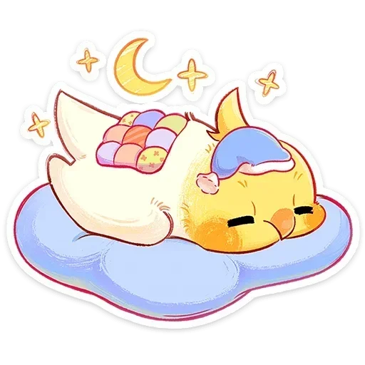 😴 Стикер «Лучик» для Telegram