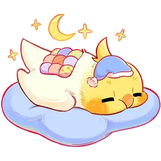 😴 Стикер «Лучик Без Текста» для Telegram