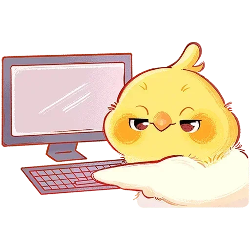 🖥 Стикер «Лучик Без Текста» для Telegram