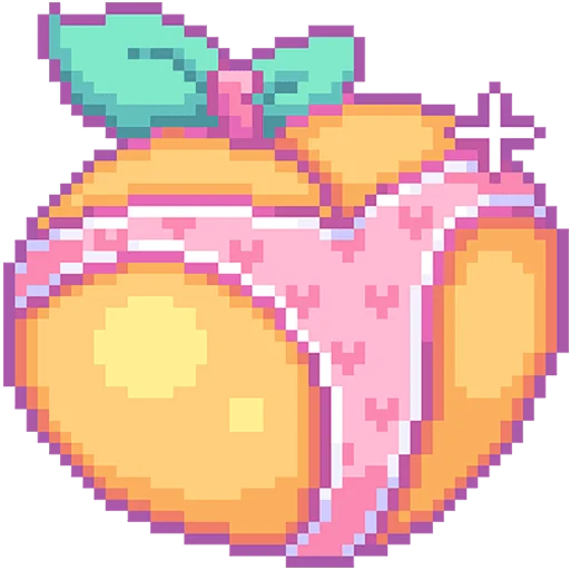 🍑 Стикер «Сладкие грезы Без текста» для Telegram