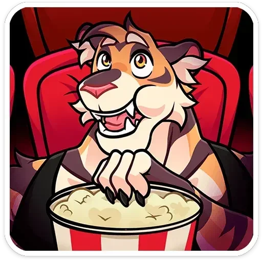 🍿 Стикер «Тай» для Telegram