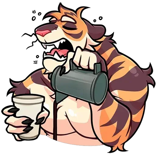 ☕ Стикер «Тай БТ» для Telegram