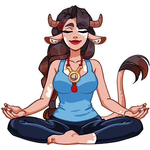 🧘‍♀️ Стикер «Таура Без Текста» для Telegram