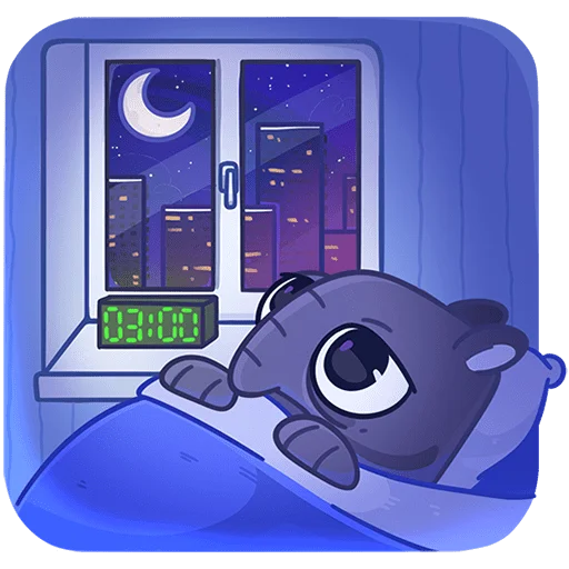 🥱 Стикер «Топаз Без Текста» для Telegram