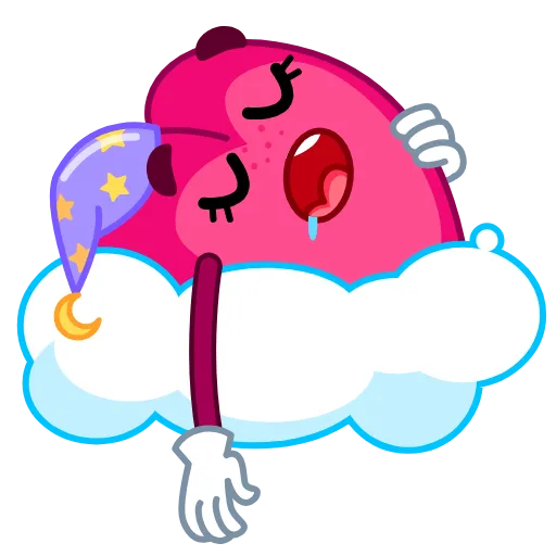 😴 Стикер «Валентинка» для Telegram