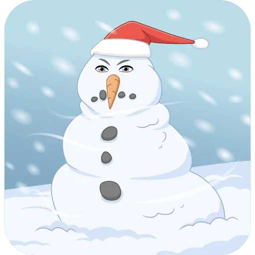 🎄 Стикер «Зимний vmoji Без Текста» для Telegram