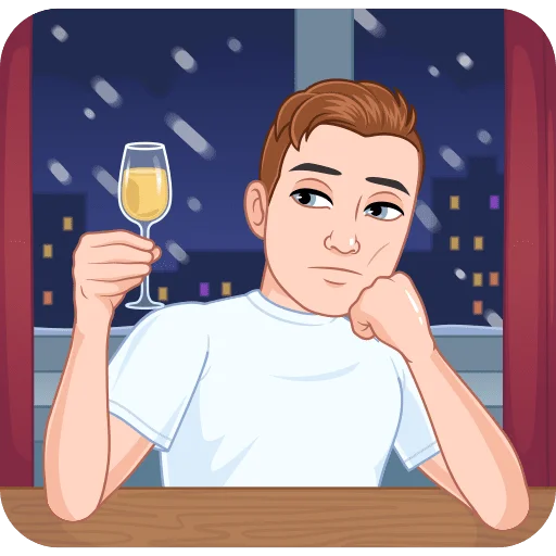 🎄 Стикер «Зимний vmoji Без Текста» для Telegram