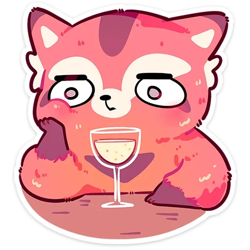 🍷 Стикер «Воки» для Telegram