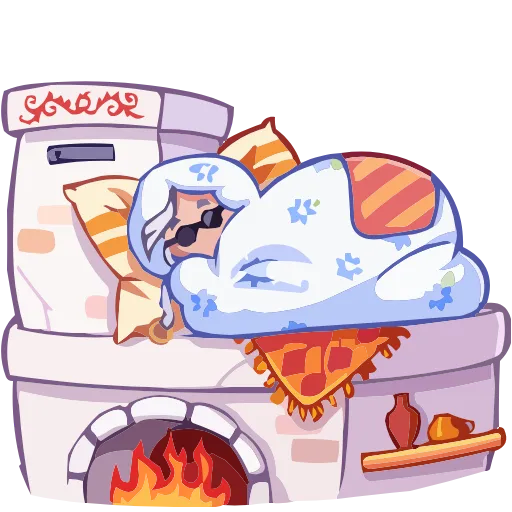 😴 Эмодзи «Яга Константиновна» для Telegram