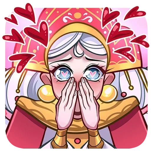 🥰 Стикер «Яснослава Без Текста» для Telegram