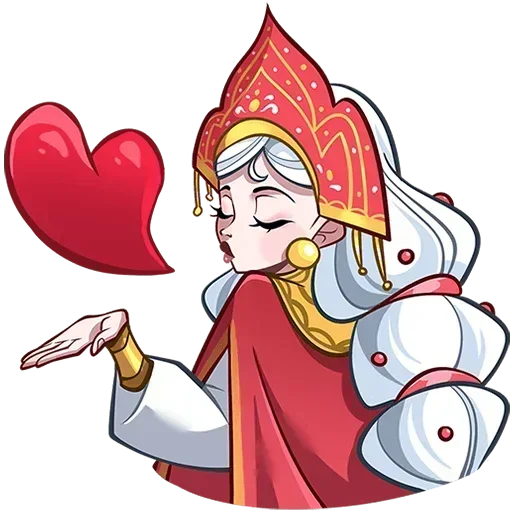 😘 Стикер «Яснослава Без Текста» для Telegram