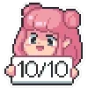 Стикер 18 Yumiko