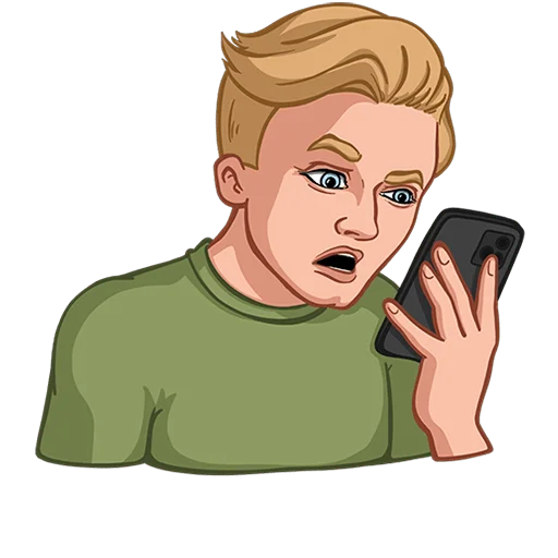😦 Стикер «Жуки Без Текста» для Telegram