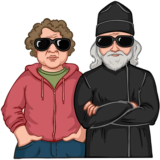 😎 Стикер «Жуки Без Текста» для Telegram