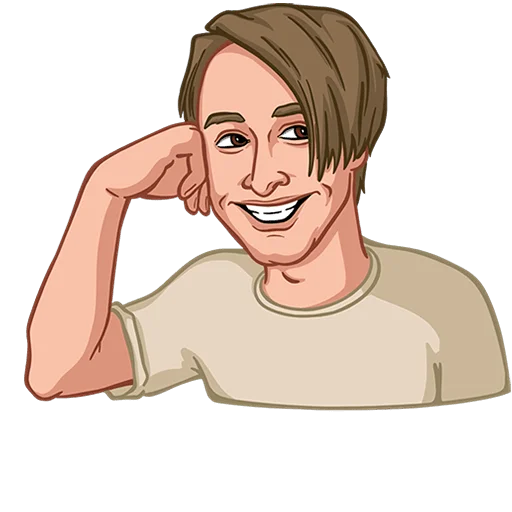 😁 Стикер «Жуки Без Текста» для Telegram