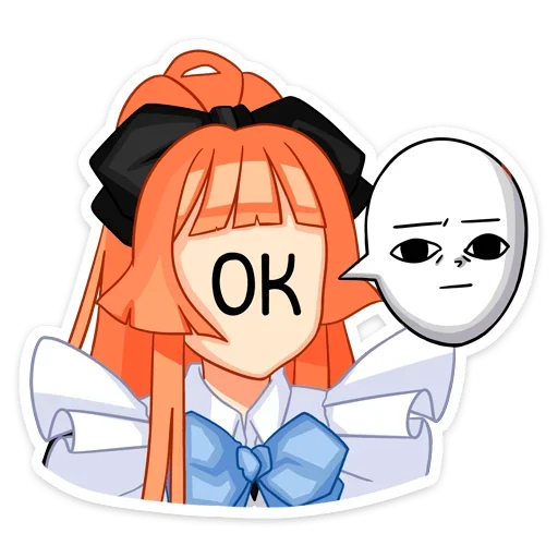 😐 Стикер «Мей» для Telegram