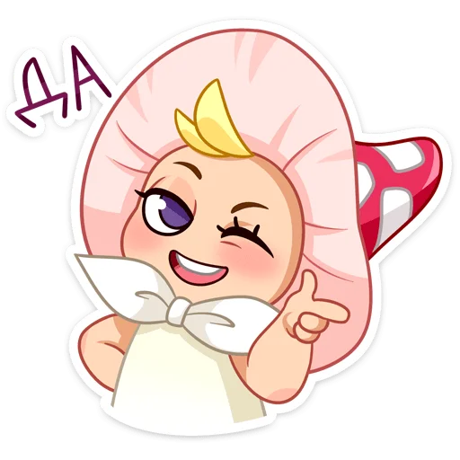 😉 Стикер «Маруся» для Telegram