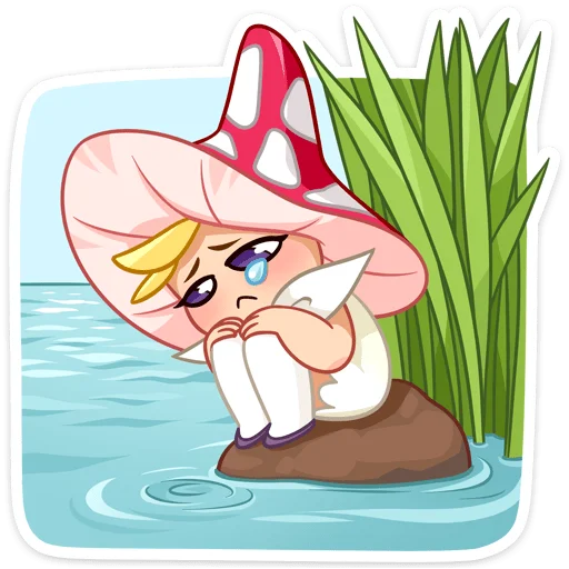 😢 Стикер «Маруся» для Telegram