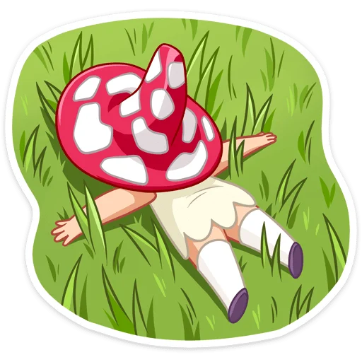 😴 Стикер «Маруся» для Telegram