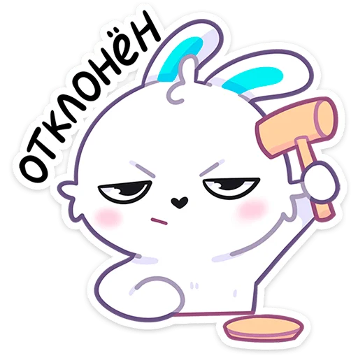 🐰 Стикер «Тестировщик Олег» для Telegram