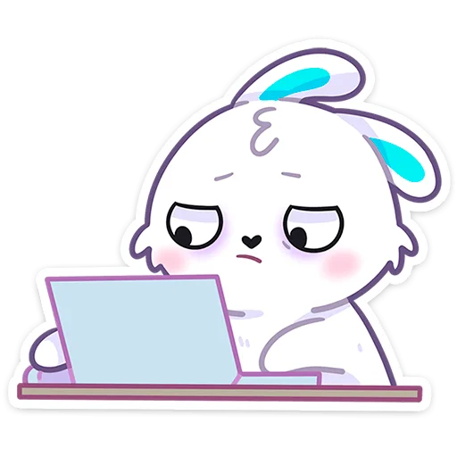 🐰 Стикер «Тестировщик Олег» для Telegram
