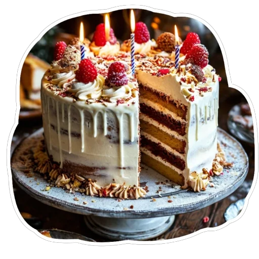 🎂 Стикер «Вкусно» для Telegram