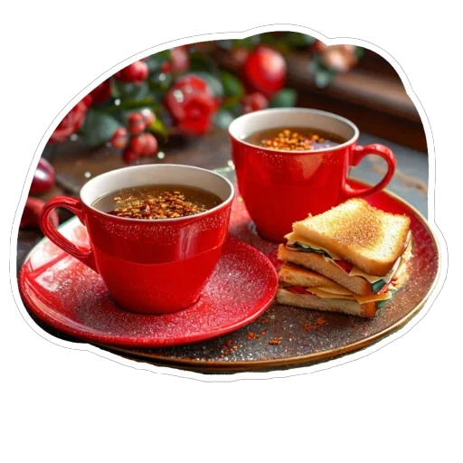 🍵 Стикер «Вкусно» для Telegram