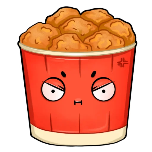 😠 Стикер «ВкусноБот?» для Telegram