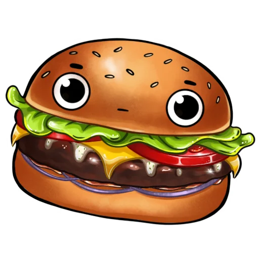 😐 Стикер «ВкусноБот?» для Telegram