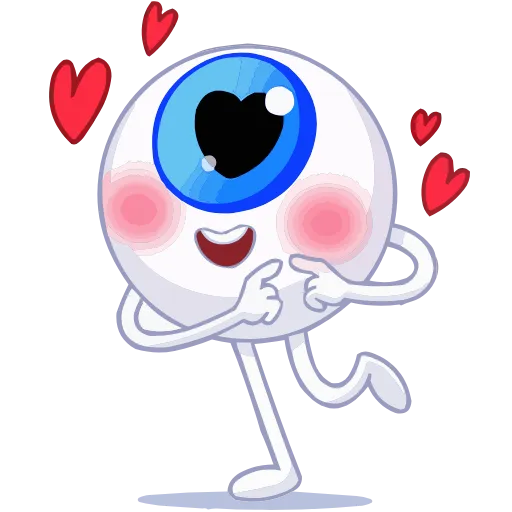 🥰 Эмодзи «Глазки Без Текста» для Telegram