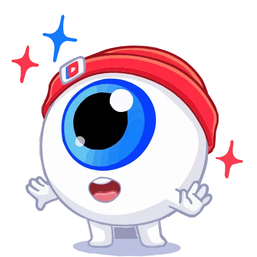 😍 Эмодзи «Глазки Без Текста» для Telegram