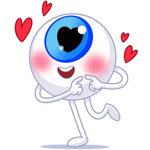 🥰 Стикер «Глазки Без Текста» для Telegram