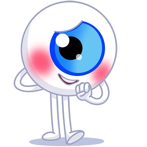 ☺️ Стикер «Глазки Без Текста» для Telegram